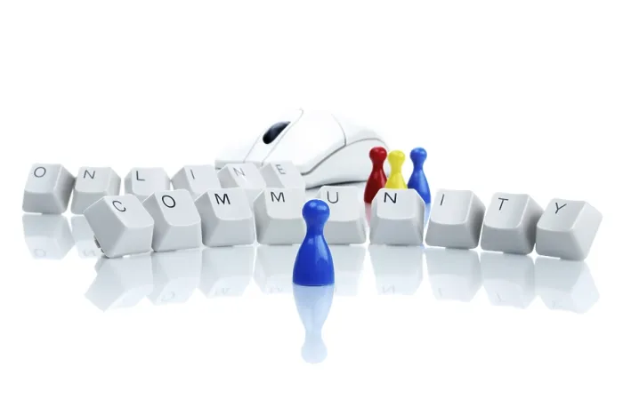 Gerahmter Druck : Online-Communities