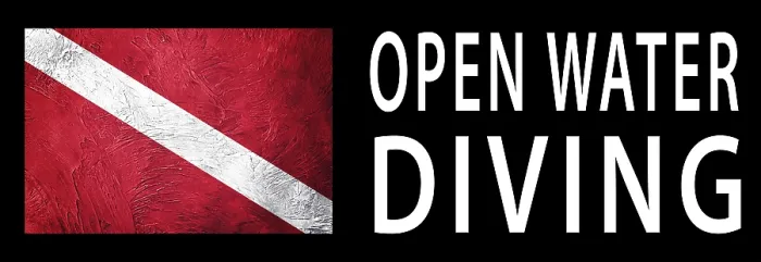 Gerahmter Druck : Offenes Tauchgewässer, Diver Down Flag Gerahmter Druck : Offenes Tauchgewässer, Diver Down Flag