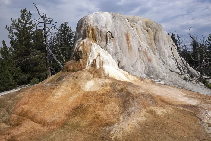 Gerahmter Druck : Orange Spring Mound, Oberen Terrassen Gerahmter Druck : Orange Spring Mound, Oberen Terrassen