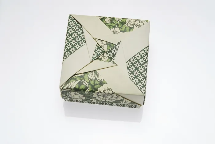 Gerahmter Druck : Origami-Box Gerahmter Druck : Origami-Box
