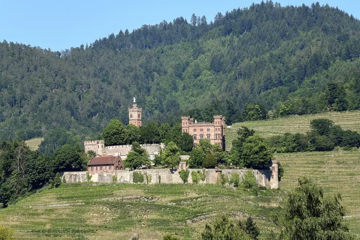 Gerahmter Druck : Schloss Ortenberg, Ortenberg, Kinzigtal