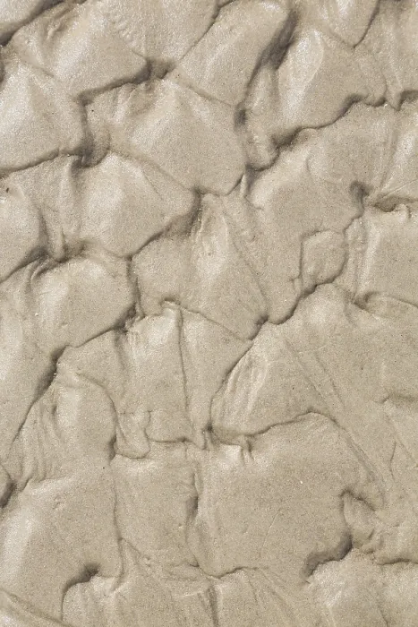 Gerahmter Druck : Schwingungswellen im Sand. Gerahmter Druck : Schwingungswellen im Sand.