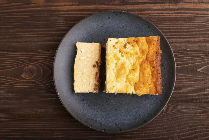 Gerahmter Druck : Käsekuchenauflauf Gerahmter Druck : Käsekuchenauflauf