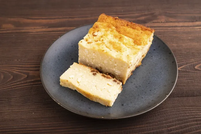 Gerahmter Druck : Käsekuchenauflauf Gerahmter Druck : Käsekuchenauflauf