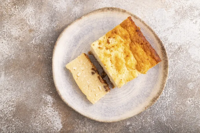 Gerahmter Druck : Käsekuchenauflauf Gerahmter Druck : Käsekuchenauflauf