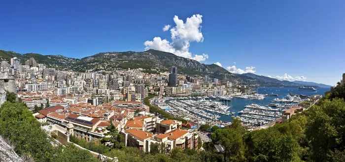 Gerahmter Druck : Überblick über den Hafen von Monaco. Gerahmter Druck : Überblick über den Hafen von Monaco.