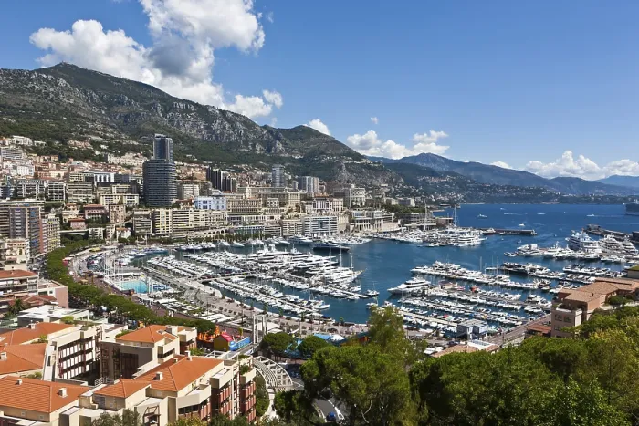 Gerahmter Druck : Überblick über den Hafen von Monaco. Gerahmter Druck : Überblick über den Hafen von Monaco.