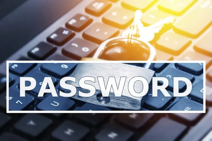 Gerahmter Druck : Schloss und Laptop-Computer mit Passwortsfeld. Gerahmter Druck : Schloss und Laptop-Computer mit Passwortsfeld.