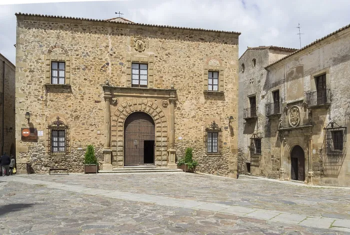 Gerahmter Druck : Bischofspalast, Cáceres