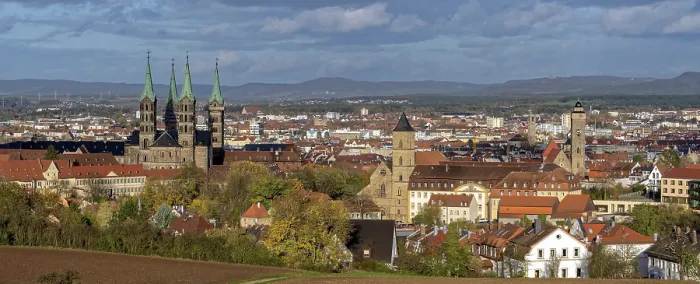 Gerahmter Druck : Panorama Bamberg, Deutschland Gerahmter Druck : Panorama Bamberg, Deutschland