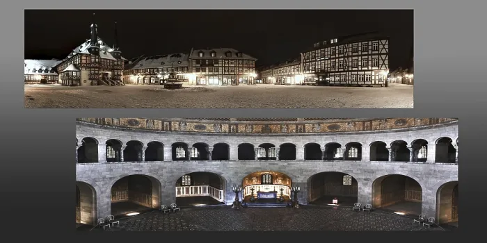 Gerahmter Druck : Panorama Collage Gerahmter Druck : Panorama Collage