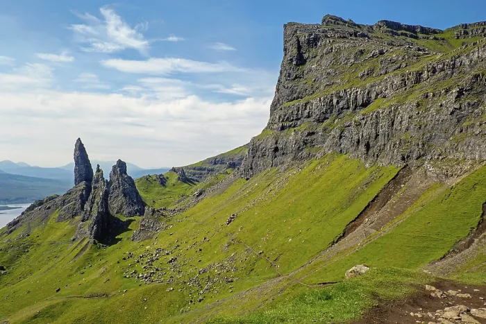 Gerahmter Druck : Panorama des alten Mannes von Storr Gerahmter Druck : Panorama des alten Mannes von Storr