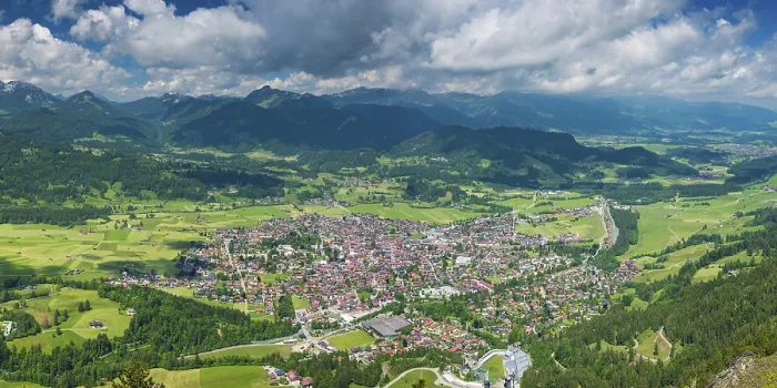 Gerahmter Druck : Panorama vom Schattenberg, 1692m Gerahmter Druck : Panorama vom Schattenberg, 1692m