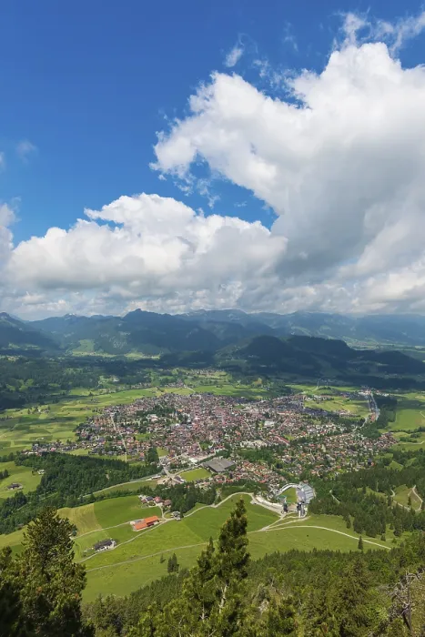 Gerahmter Druck : Panorama vom Schattenberg, 1692m. Gerahmter Druck : Panorama vom Schattenberg, 1692m.