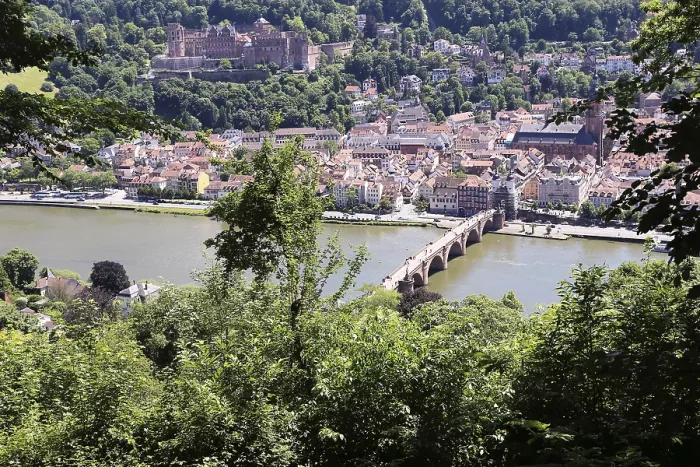 Gerahmter Druck : Panoramablick auf Heidelberg Gerahmter Druck : Panoramablick auf Heidelberg