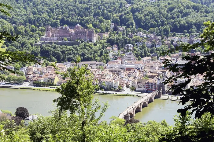 Gerahmter Druck : Panoramablick auf Heidelberg Gerahmter Druck : Panoramablick auf Heidelberg