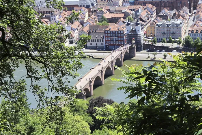 Gerahmter Druck : Panoramablick auf Heidelberg. Gerahmter Druck : Panoramablick auf Heidelberg.
