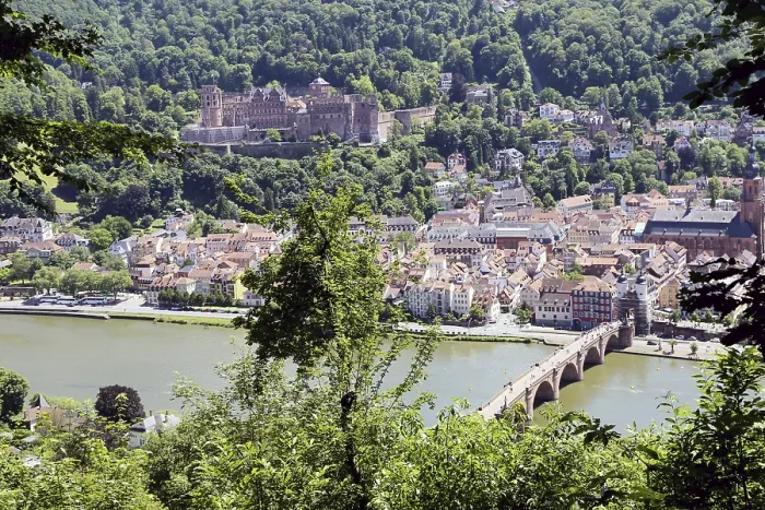 Gerahmter Druck : Panoramablick auf Heidelberg Gerahmter Druck : Panoramablick auf Heidelberg