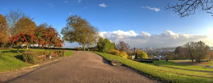 Gerahmter Druck : Panoramablick auf den Lohrberg. Gerahmter Druck : Panoramablick auf den Lohrberg.