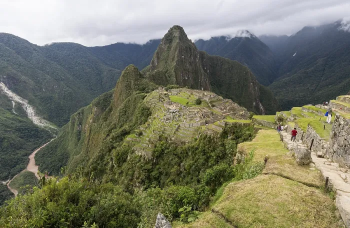 Gerahmter Druck : Panoramablick auf Machu Picchu Gerahmter Druck : Panoramablick auf Machu Picchu