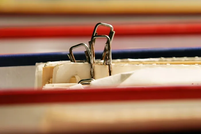 Gerahmter Druck : Papierklammer Gerahmter Druck : Papierklammer