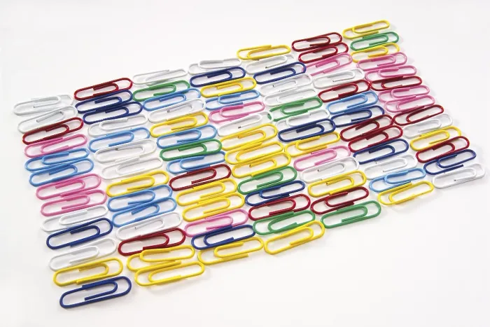 Gerahmter Druck : Papierklammern Gerahmter Druck : Papierklammern