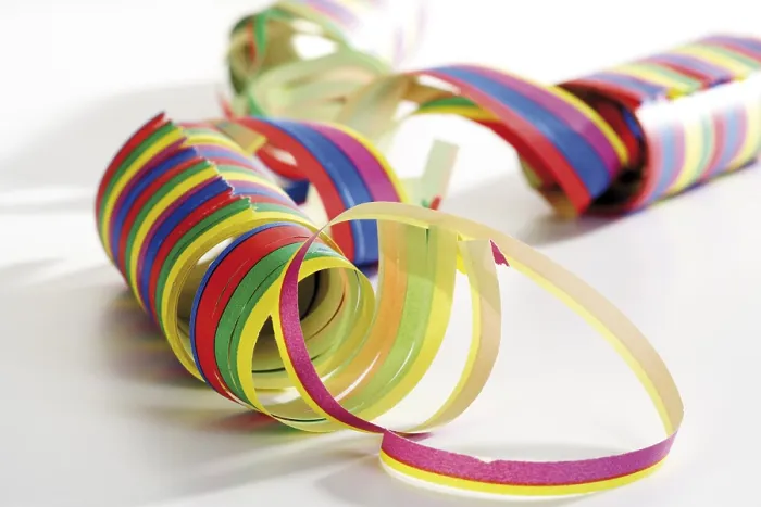 Gerahmter Druck : Papierbänder Gerahmter Druck : Papierbänder