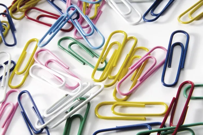 Gerahmter Druck : Paperclips Gerahmter Druck : Paperclips