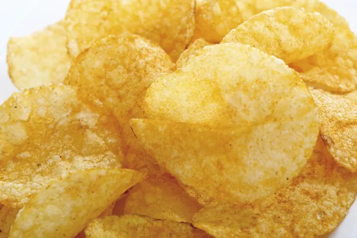 Gerahmter Druck : Paprika-Chips Gerahmter Druck : Paprika-Chips