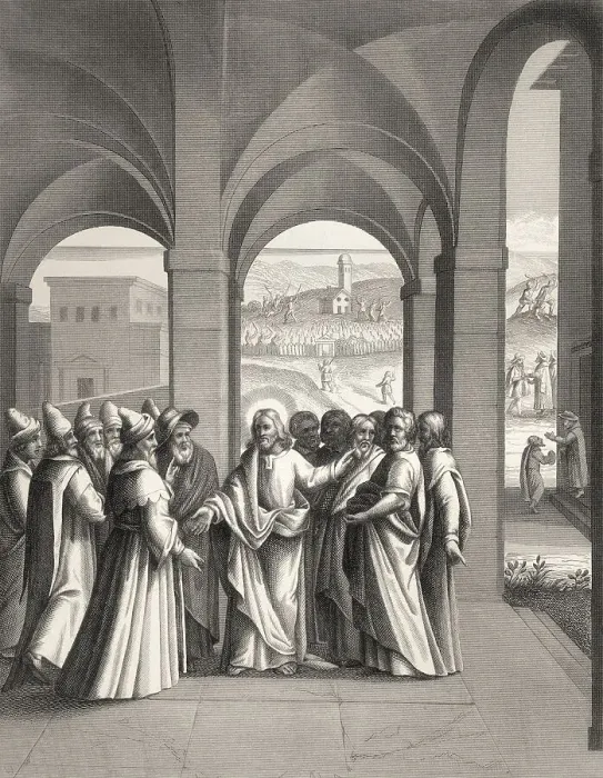 Gerahmter Druck : Die Geschichte der bösen Bauern