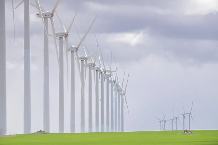 Gerahmter Druck : Windpark Cuesta Colorada Gerahmter Druck : Windpark Cuesta Colorada