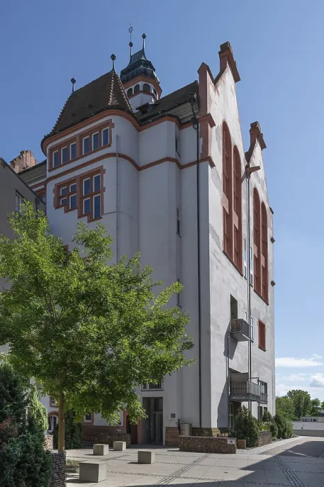 Gerahmter Druck : Teilabriss der ehemaligen Riegel-Brauerei. Gerahmter Druck : Teilabriss der ehemaligen Riegel-Brauerei.