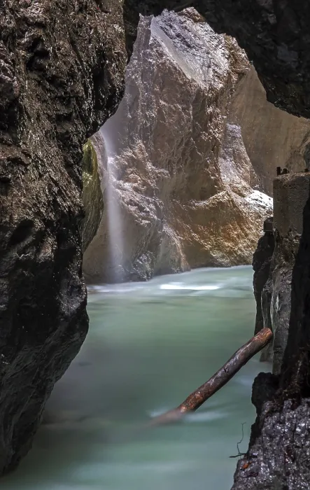 Gerahmter Druck : Partnachklamm Gerahmter Druck : Partnachklamm