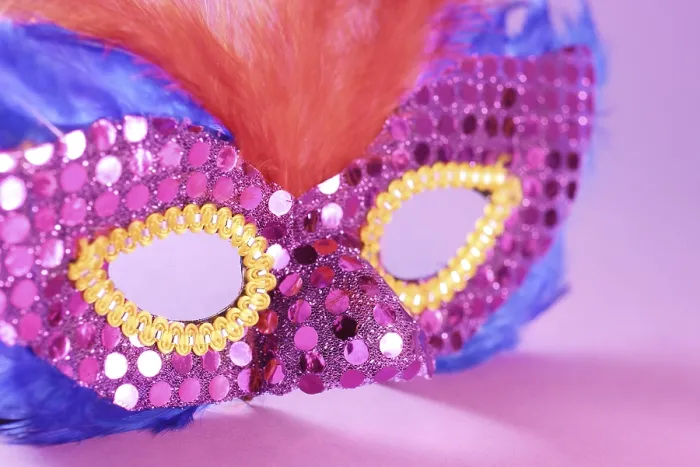 Gerahmter Druck : Partymaske Gerahmter Druck : Partymaske