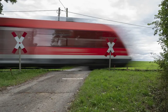Gerahmter Druck : Überquerung der Bahnlinie Grafenberg Gerahmter Druck : Überquerung der Bahnlinie Grafenberg