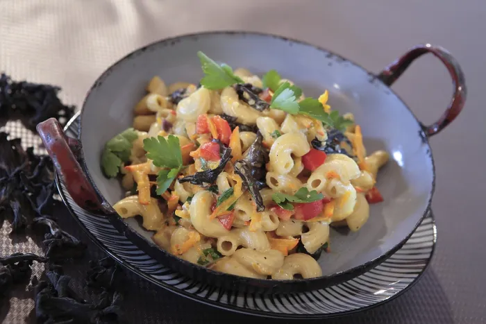 Gerahmter Druck : Pasta-Pfannengericht Gerahmter Druck : Pasta-Pfannengericht