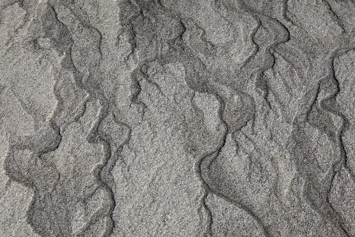 Gerahmter Druck : Muster im Sand. Gerahmter Druck : Muster im Sand.