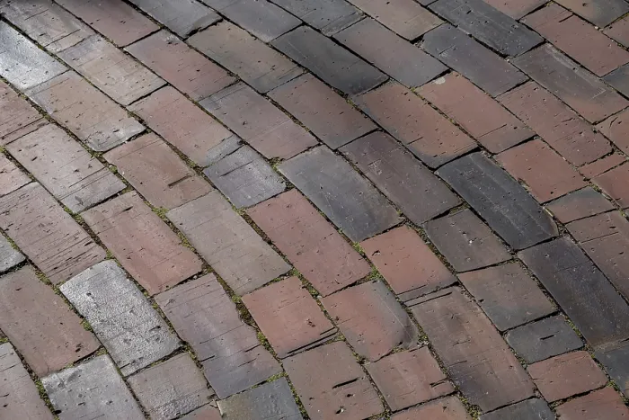 Gerahmter Druck : Pflaster, Hintergrund, Textur, Münsterland
