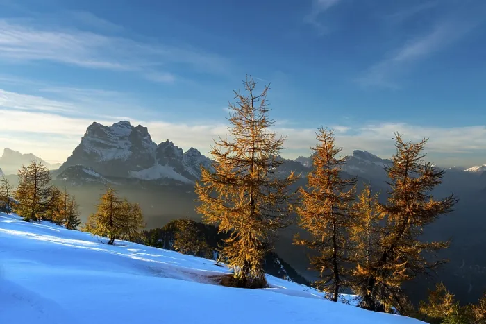 Gerahmter Druck : Gipfel des Monte Pelmo im Abendlicht. Gerahmter Druck : Gipfel des Monte Pelmo im Abendlicht.