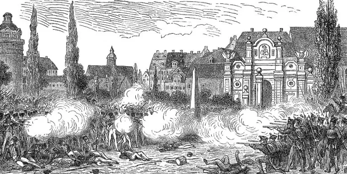 Gerahmter Druck : Der Petersstorch oder Tor, Leipzig Gerahmter Druck : Der Petersstorch oder Tor, Leipzig