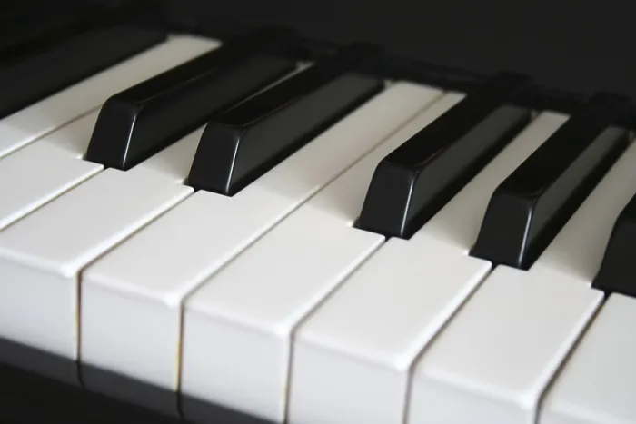 Gerahmter Druck : Tasten für Klavier Gerahmter Druck : Tasten für Klavier