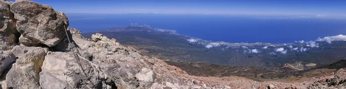 Gerahmter Druck : Pico del Teide, Gipfel des Berges Teide Gerahmter Druck : Pico del Teide, Gipfel des Berges Teide
