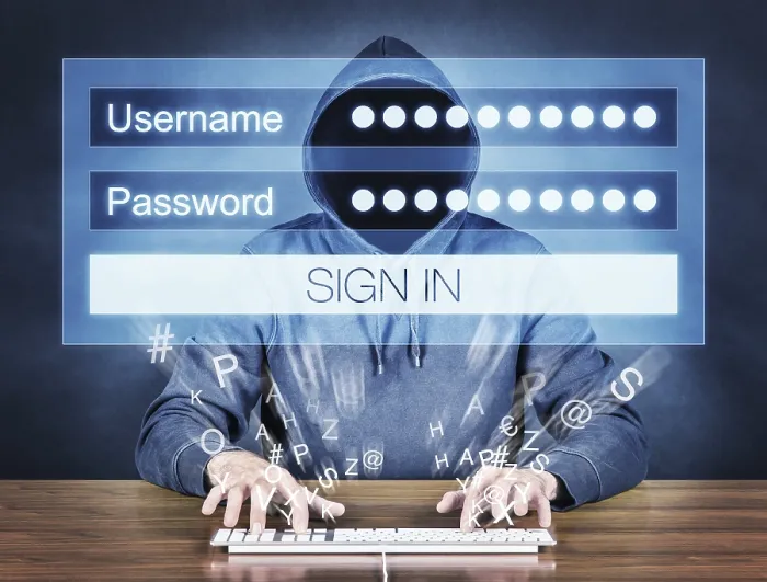 Gerahmter Druck : Bild eines Hackers Gerahmter Druck : Bild eines Hackers