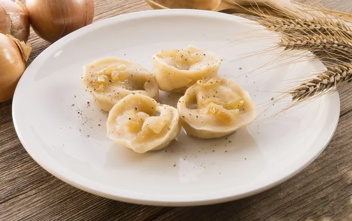 Gerahmter Druck : Pierogi. Polnisches Gericht Gerahmter Druck : Pierogi. Polnisches Gericht
