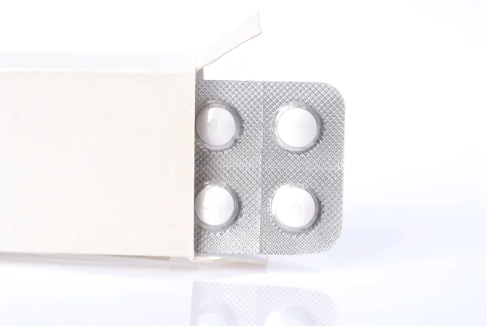 Gerahmter Druck : Pillen in neutralem Verpackung. Gerahmter Druck : Pillen in neutralem Verpackung.