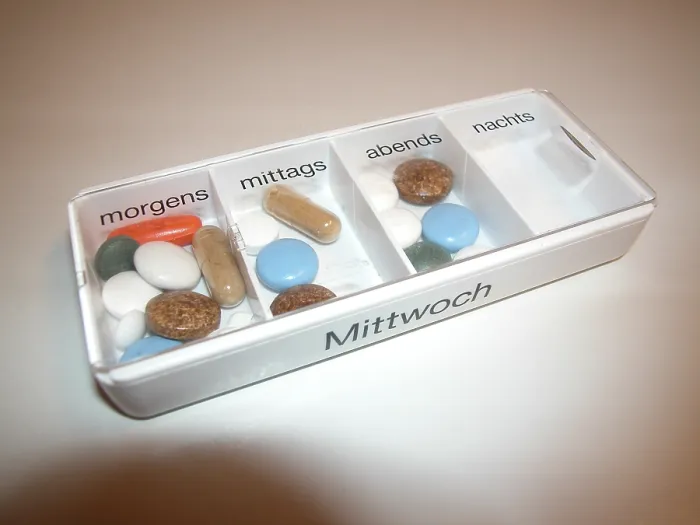 Gerahmter Druck : Tabletten Gerahmter Druck : Tabletten