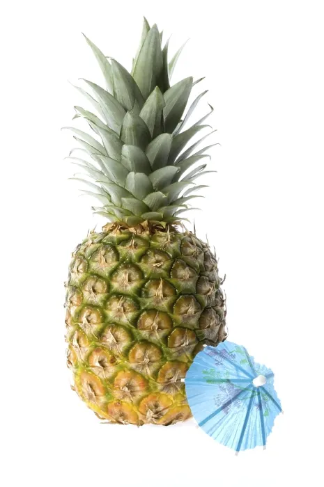 Gerahmter Druck : Ananas und Getränksummer (Translation