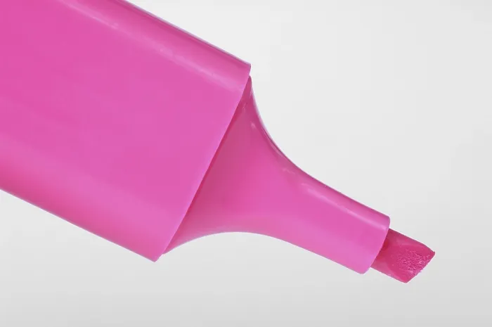 Gerahmter Druck : Pink Highlighter Gerahmter Druck : Pink Highlighter