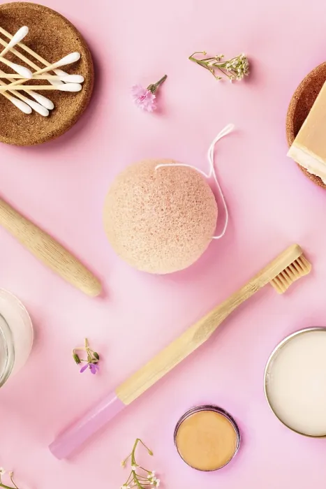 Gerahmter Druck : Plastik-frei, Null-Abfall-Kosmetik. Gerahmter Druck : Plastik-frei, Null-Abfall-Kosmetik.