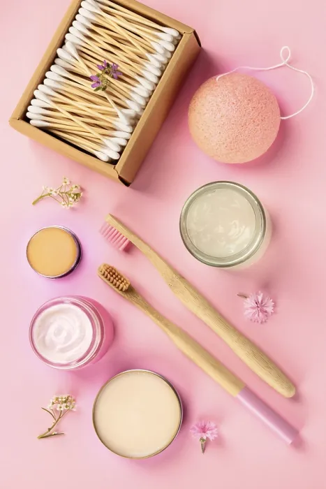 Gerahmter Druck : Plastik-frei, Null-Abfall-Kosmetik. Gerahmter Druck : Plastik-frei, Null-Abfall-Kosmetik.